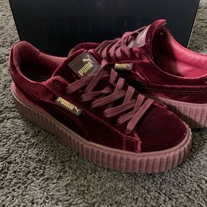 Red Velvet PUMA Creepers, FENTY by Rihanna